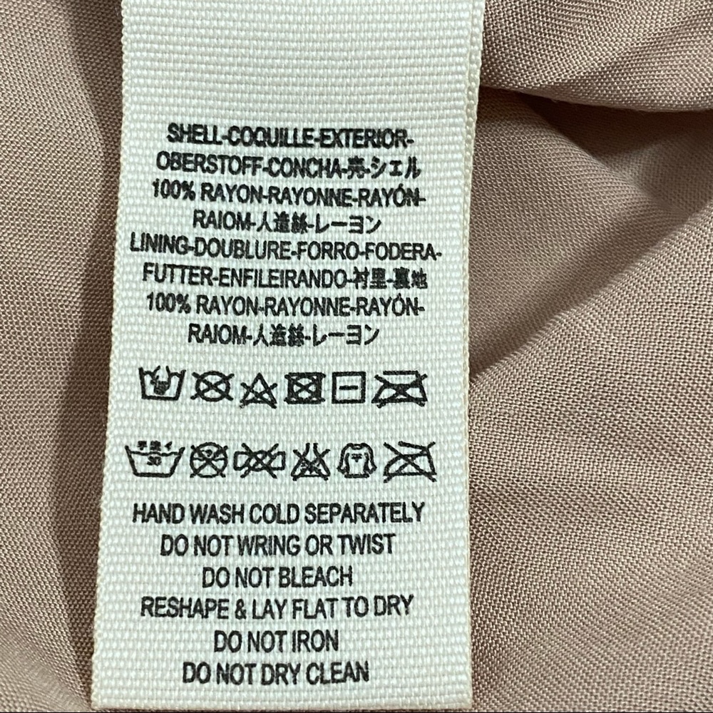 FREE PEOPLE Blush Pink Faux Leather Mini Skirt - Picture 6 of 6